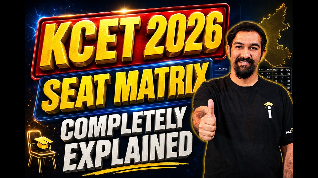 KCET 2026 SEAT MATRIX EXPLAINED in KANNADA | PUC Karnataka | Parikshe