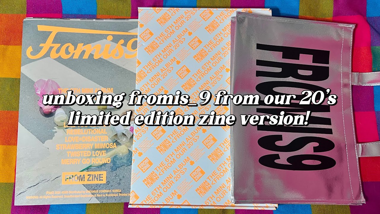unboxing fromis_9 6th mini album “From our 20’s” ₊˚ ☘︎・ zine version!