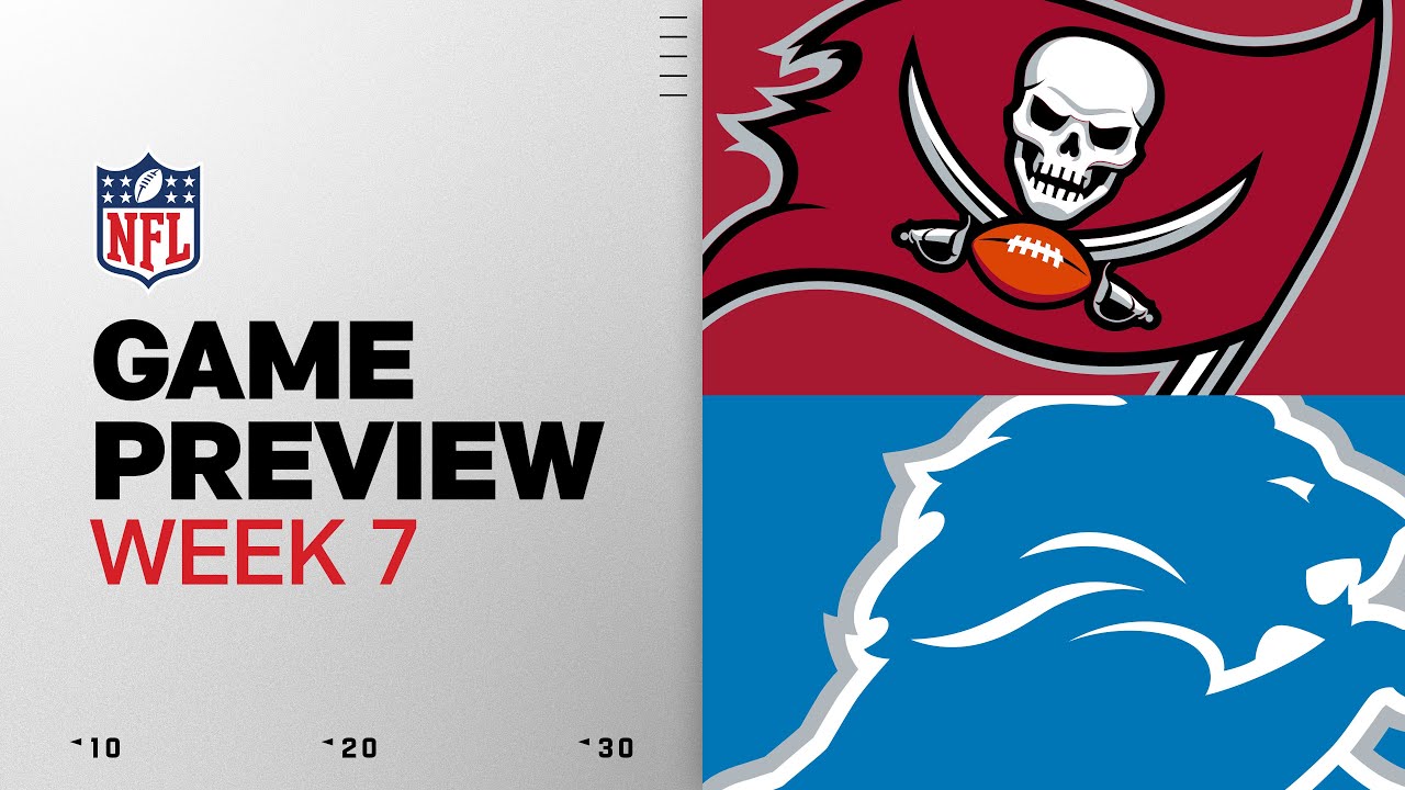 Tampa Bay Buccaneers vs Detroit Lions | Week 7 Game Preview
