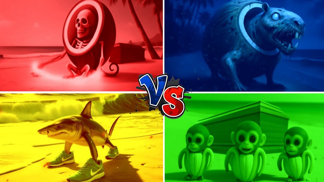 SHIMPANZINI COCOSINI 🆚 BRAINROT ZOMBIE 🆚️ TRALALERO TRALALA 🆚️ TRALALERITOS  - TILES HOP