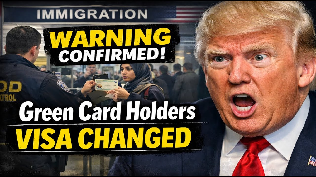 Immigrants Warning New Visa Laws Impact Renewals Immediately | WARNING CONFIRMED Green Card Holders
