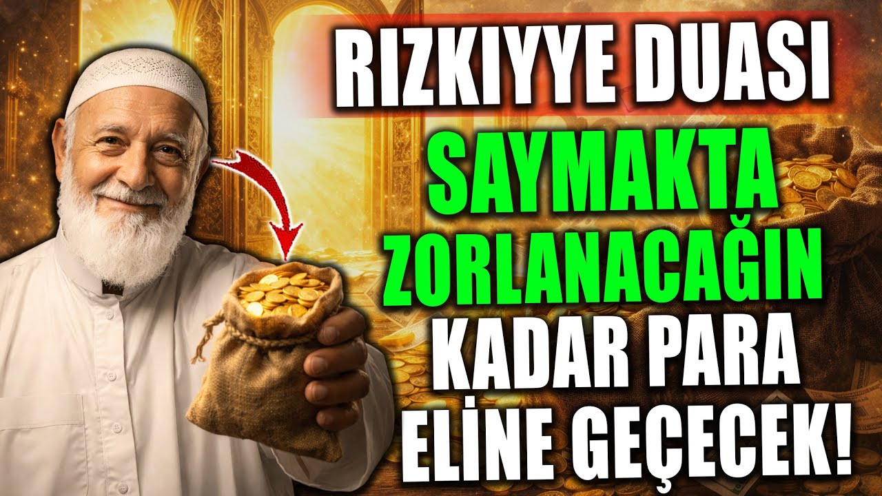 Rızkıyye Duası! Saymakta Zorlanacağın Kadar Para Eline Geçecek