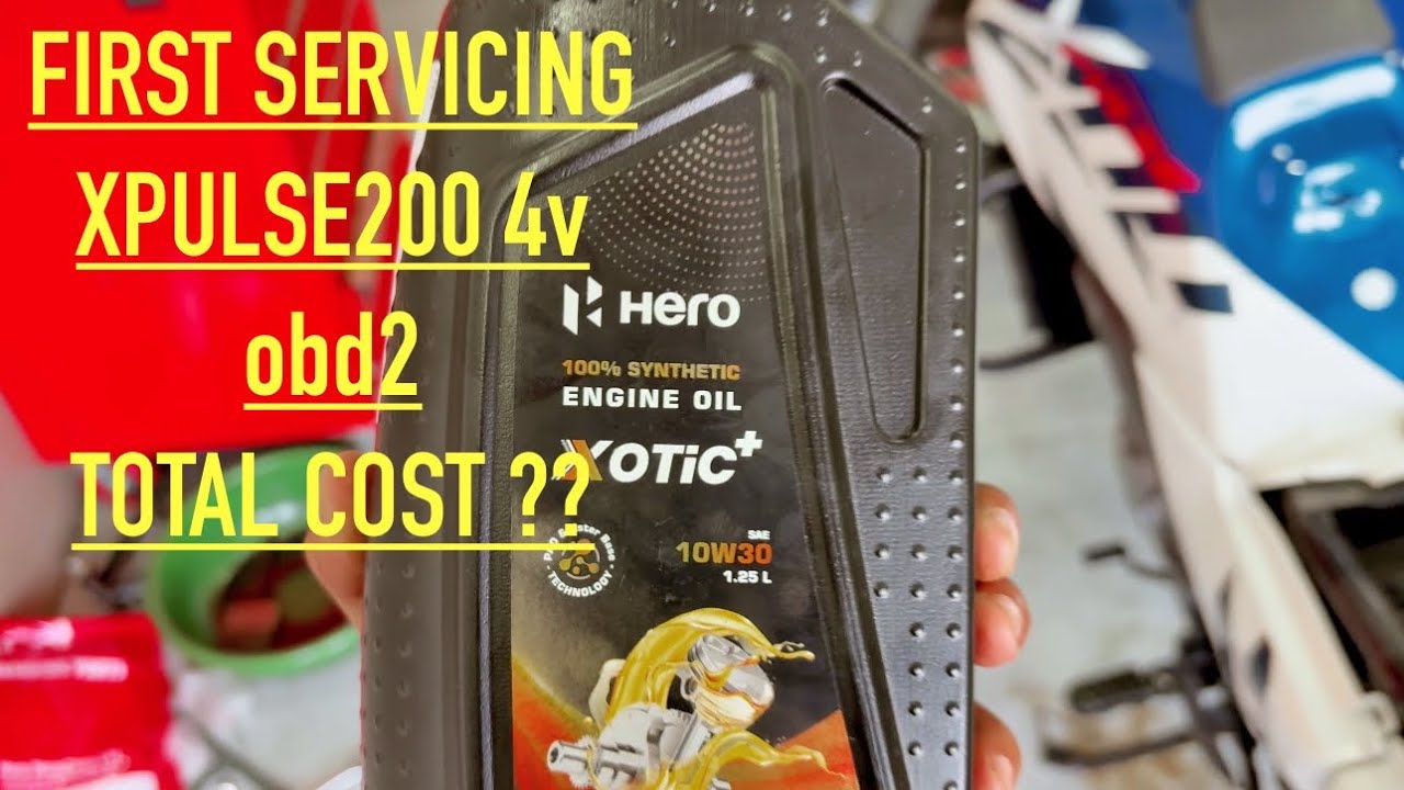 First Servicing of my new bike xpulse200 4v obd2 || Total Cost of Service In Nepal ?? Full Service
