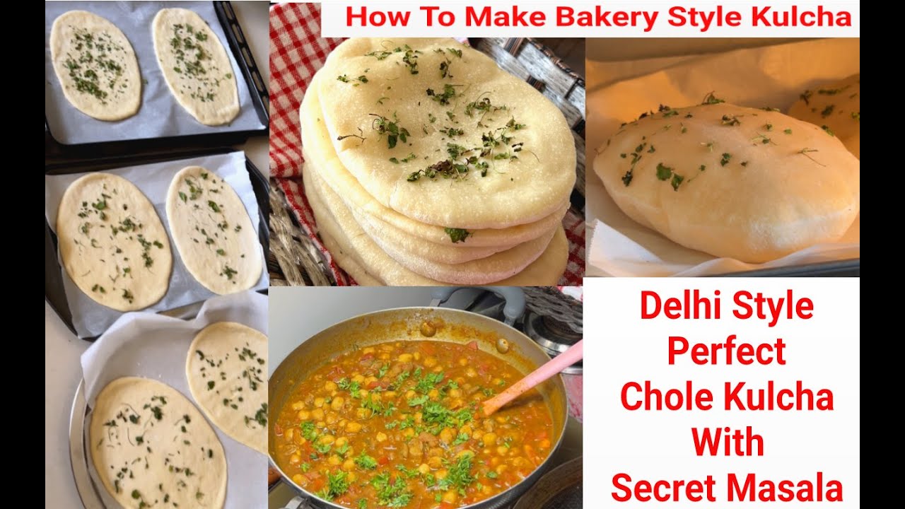 How To Make Bakery Style Kulcha At Home | Delhi Famous Chole  Kulche Ki Recipe