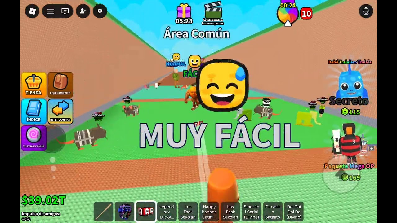 Escapa de los guardias por brainrots 