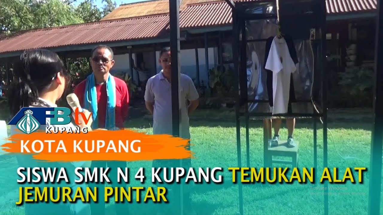 Siswa SMK N 4 Kupang Temukan Alat Jemuran Pintar