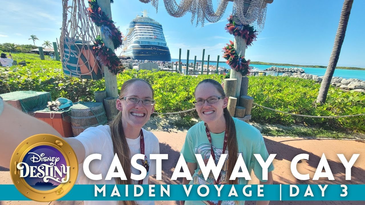 DISNEY DESTINY Day 3: Castaway Cay | MAIDEN VOYAGE | 4 NIGHT 2025