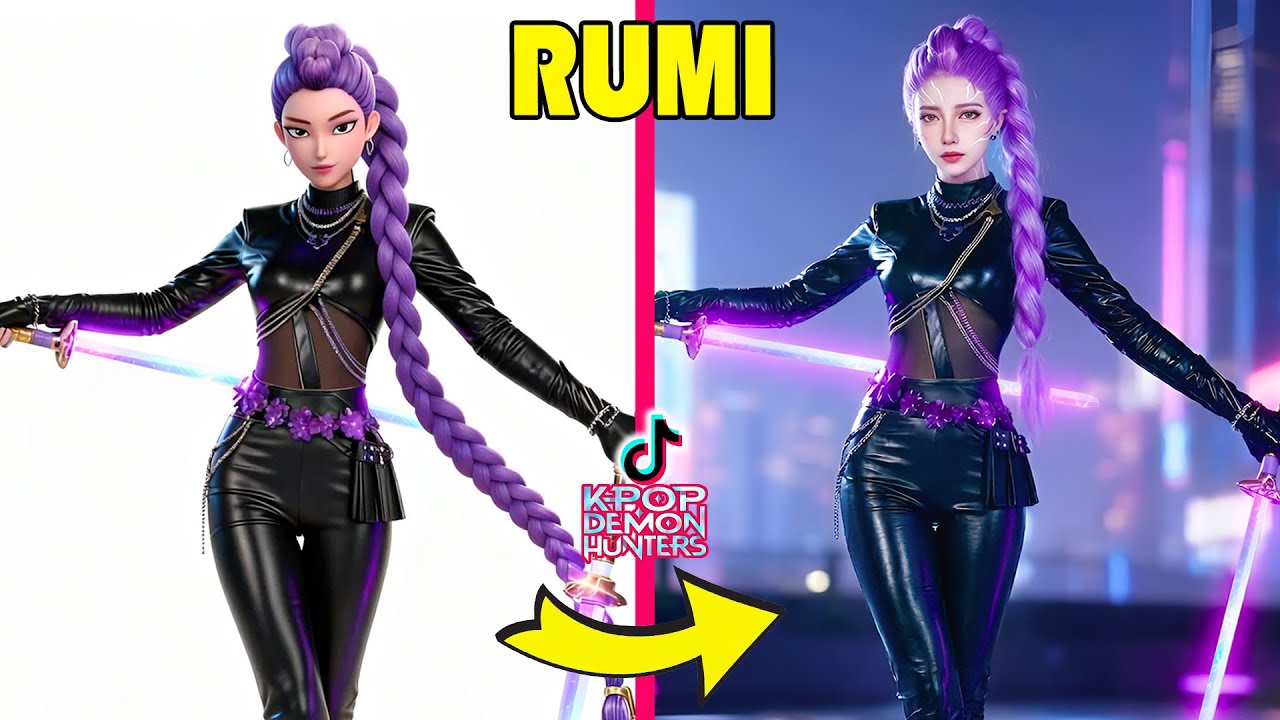 ¡Adivina quién baila LAS GUERRERAS K-POP en versión TikTok #26🎶LAS GUERRERAS K-POP😍Rumi🔥Zoey