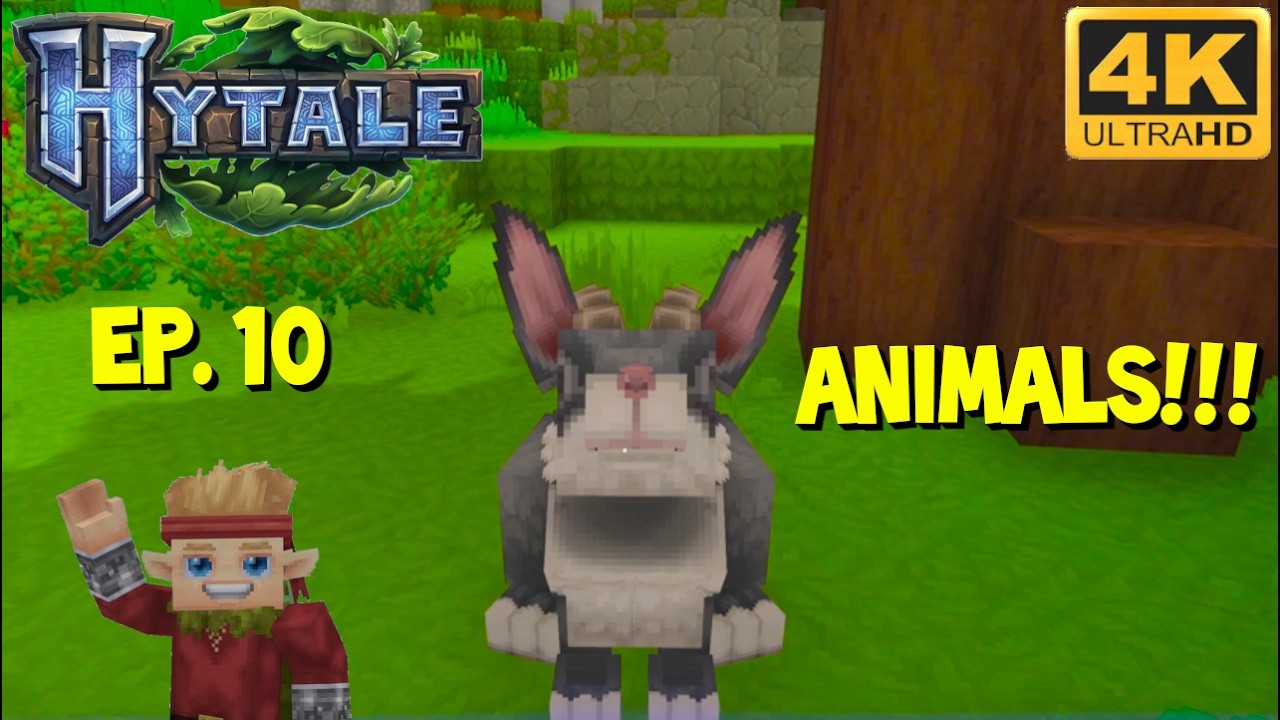 How to Tame Animals and Use a Capture Crate - Hytale - 4K Ultra HD