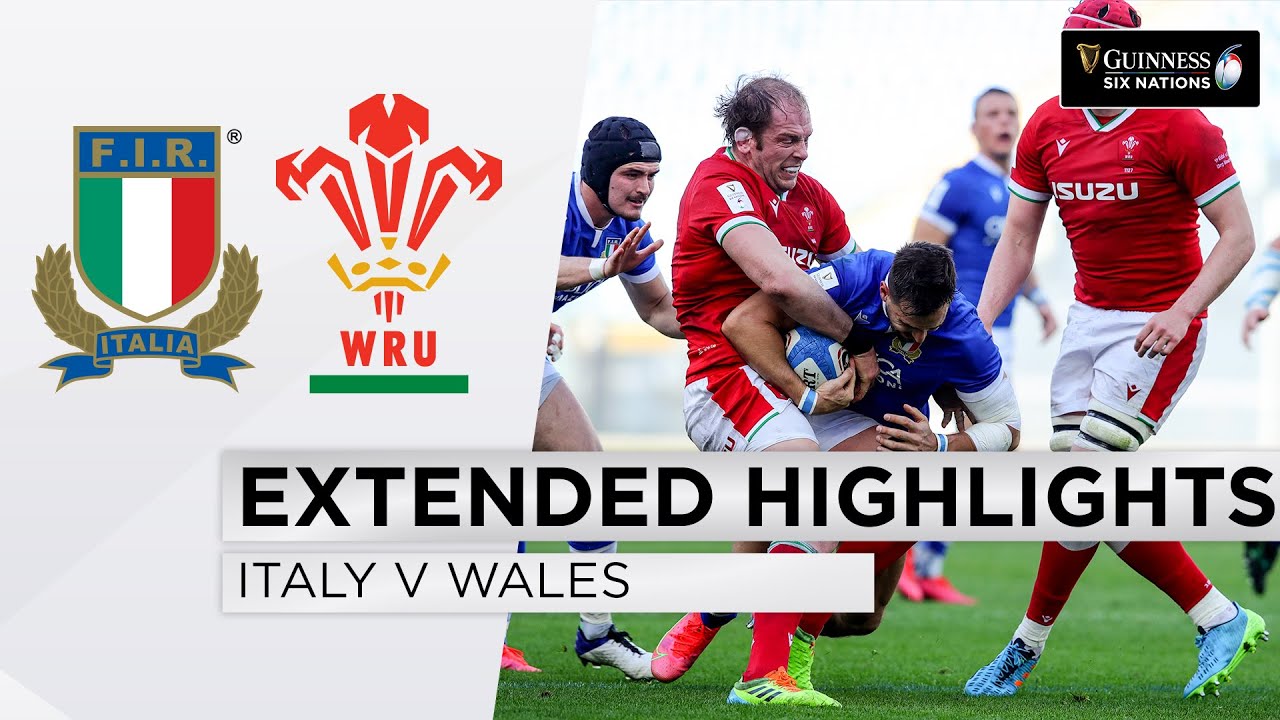 Italy v Wales - EXTENDED Highlights | Wales Continue Grand Slam March! | 2021 Guinness Six Nations