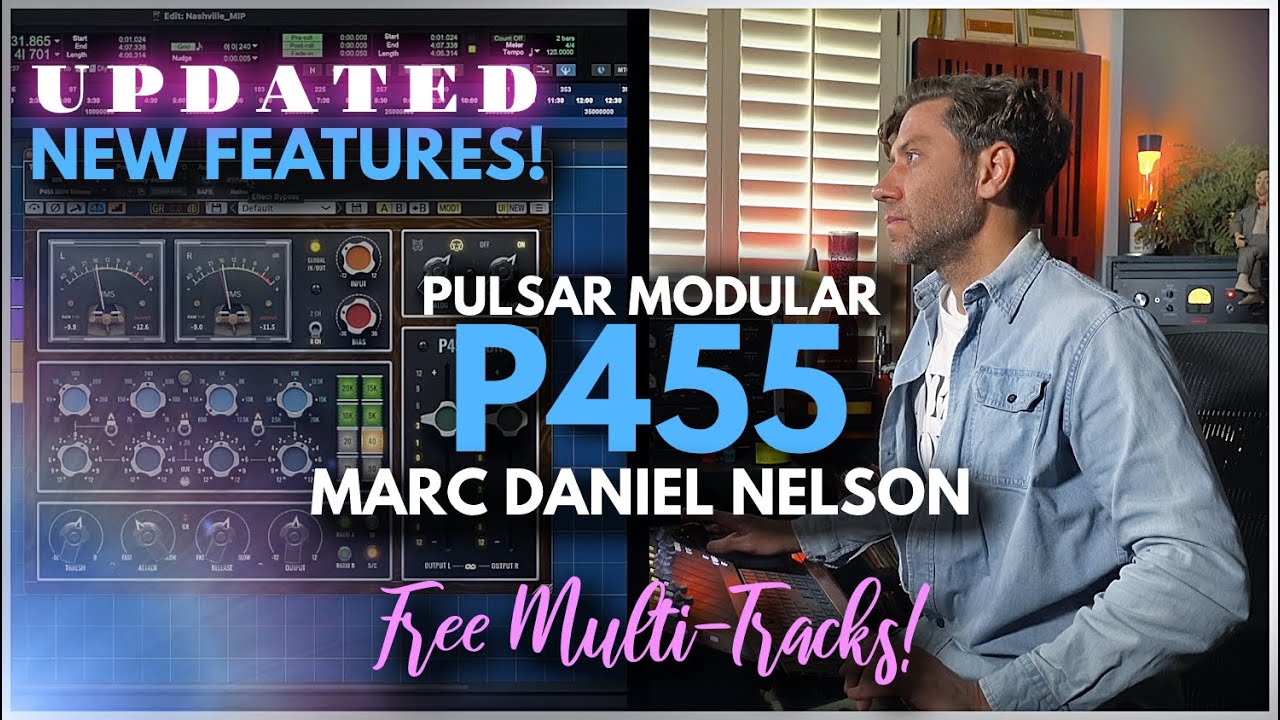PULSAR MODULAR P455 UPDATED NEW FEATURES & Free Multitracks | Marc Daniel Nelson