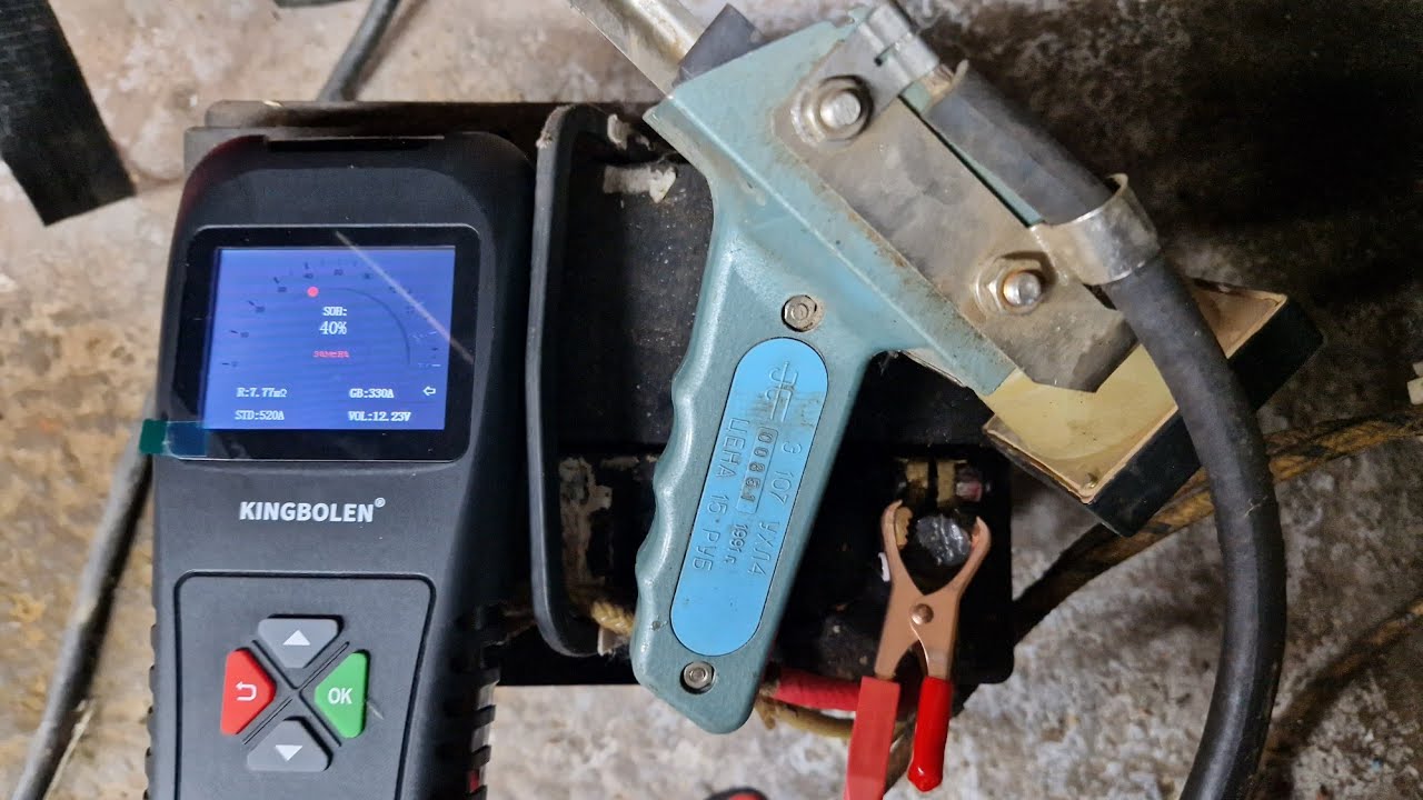Проверяем старые  АКБ тестером KINGBOLEN BM510