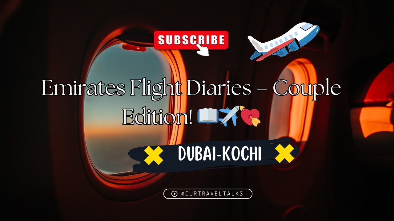 Our First Emirates Flight Together ✈️ | Couple Travel Vlog