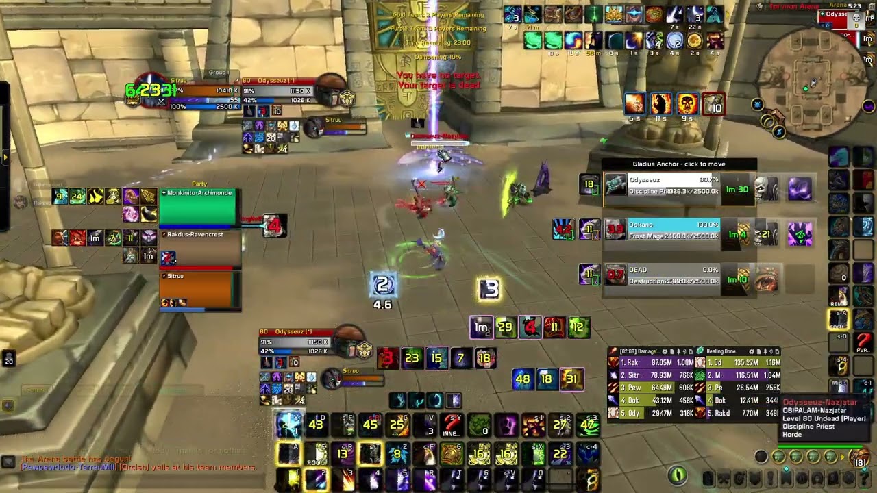 Balance Druid & Fury Warrior 3s TWW