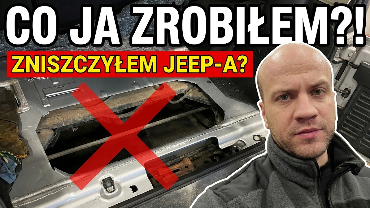 BUTLA LPG POD JEEPEM za 4400 zł! Wyciąłem p&oacute;ł Wranglera, żeby to zmieścić