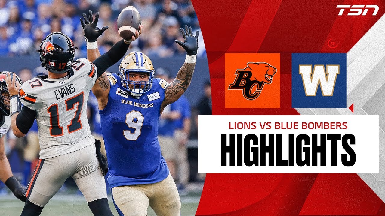 CFL Week Nine: BC Lions vs. Winnipeg Blue Bombers