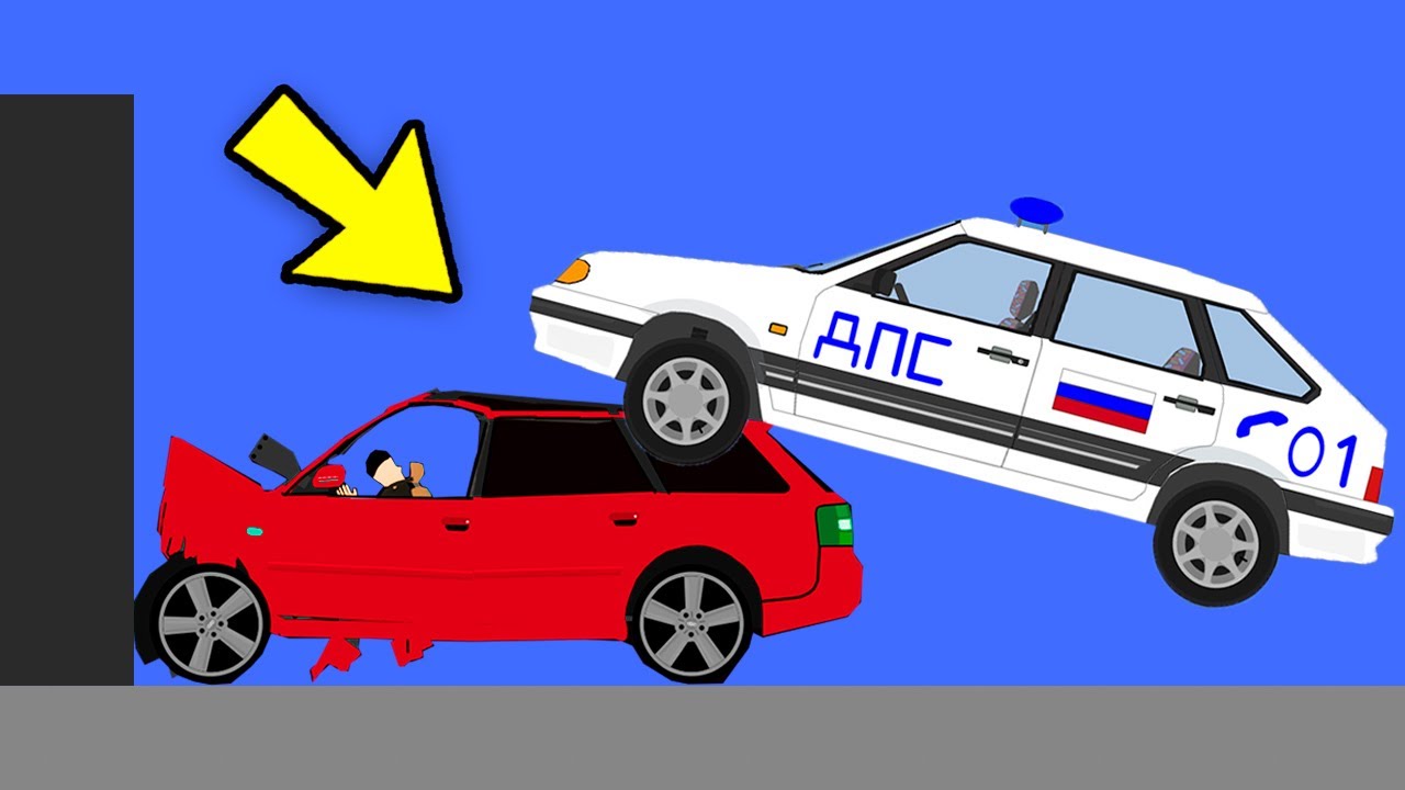 ПОГОНЯ ВЫШЛА ИЗ ПОД КОНТРОЛЯ! БЕЗУМНЫЕ АВАРИИ И КРАШТЕСТ ТАЧЕК! СИМУЛЯТОР РАЗРУШЕНИЯ МАШИН В Algodoo