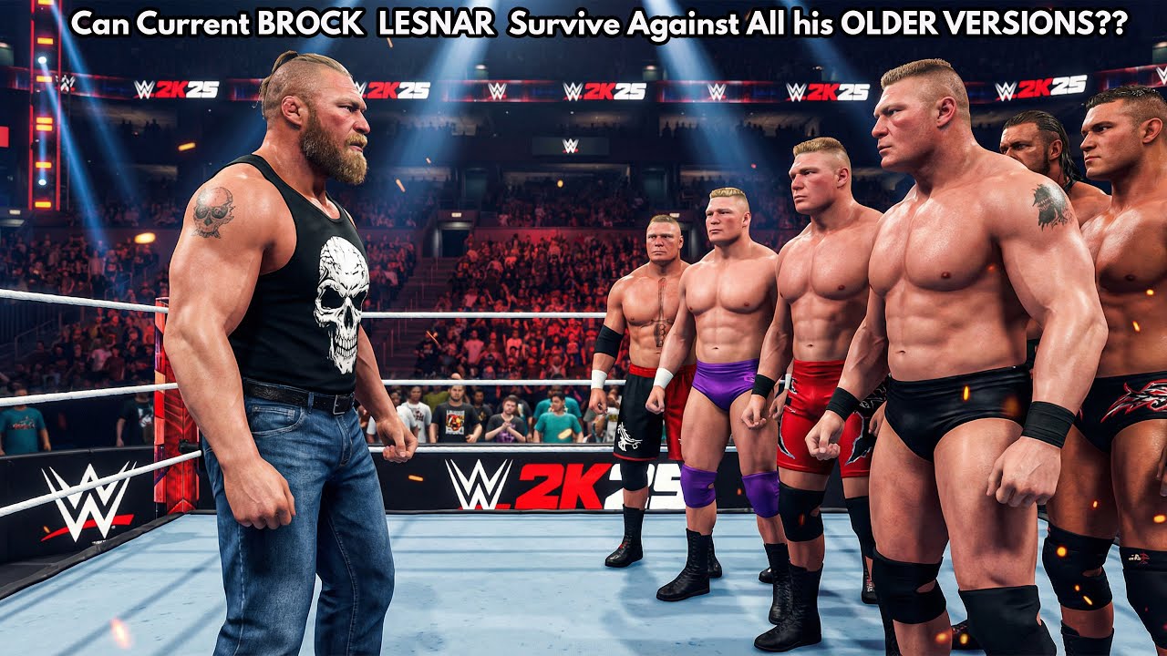 WWE Can Brock Lesnar Survive Against All of His Older Versions?? Clash of Eras