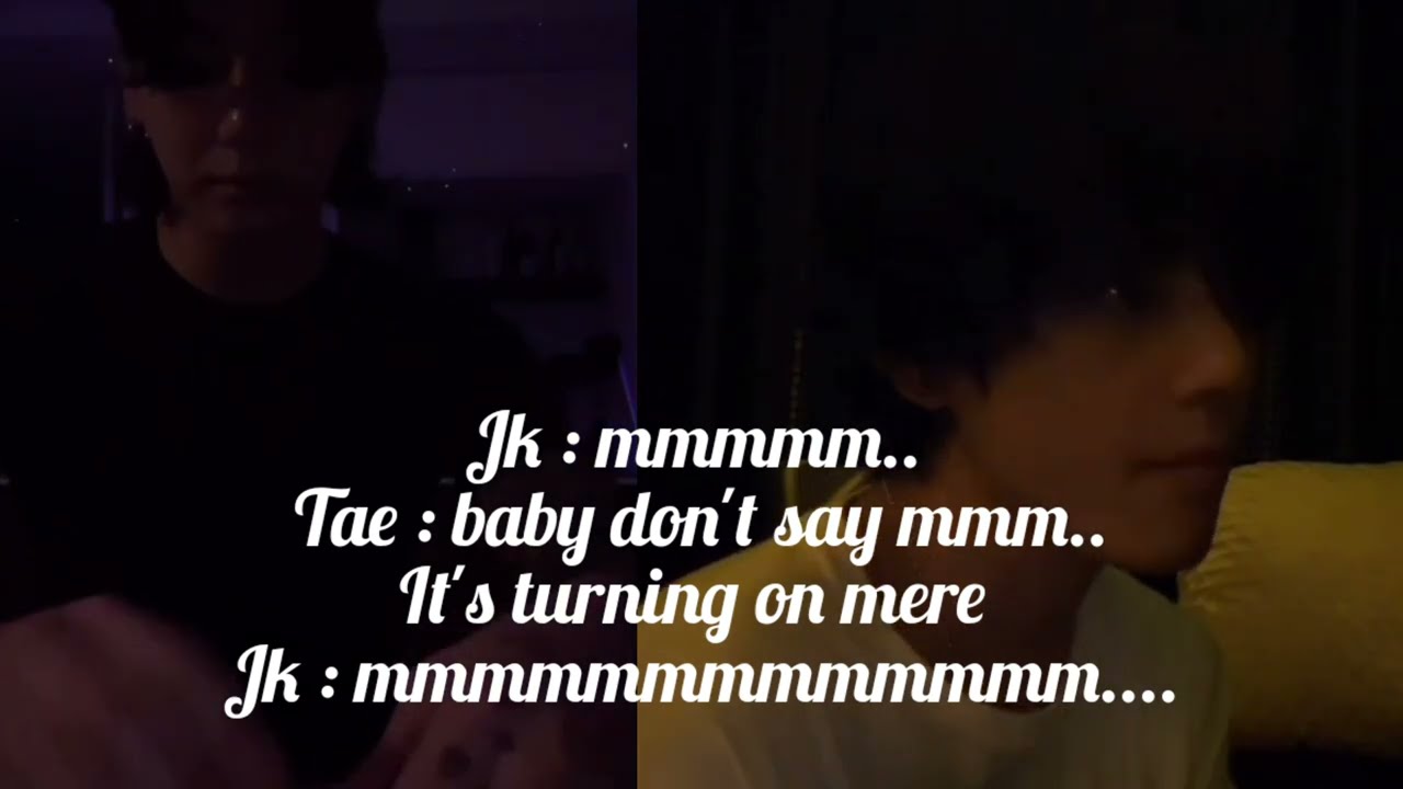 Taekook Oneshot || Night 🌃 Talk with my hubby ❤️😘 || Taekook ff  toptae