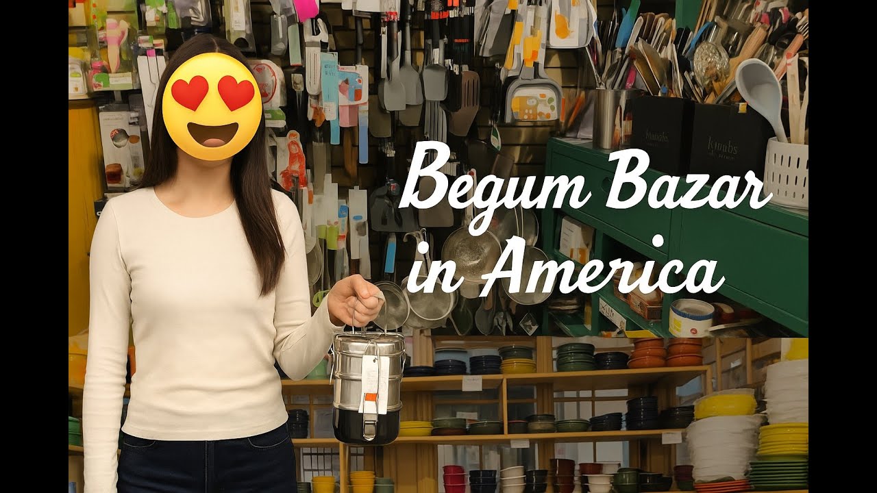Indian Kitchen Items in America?! | Feels Begum Bazar | Seattle | Pike Place Market