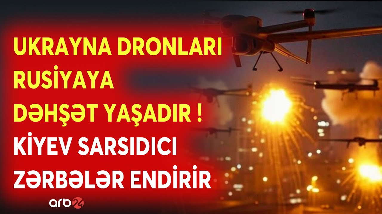 SON DƏQİQƏ! Ukraynadan Rusiyaya AĞIR ZƏRBƏLƏR - Moskvanın neft ZAVODLARI BOMBALANDI - NƏ BAŞ VERİR?