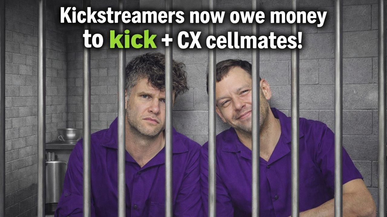 KICKSTREAMERS NOW OWE MONEY TO KICK + CX CELLMATES! #iceposeidon #kickstreaming   #hamptonbrandon