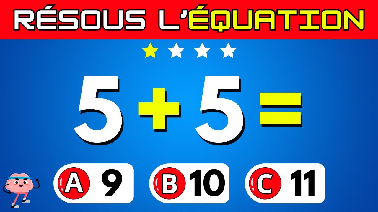 🔢Calcul Mental Facile 💪 Quiz de Calcul Mental #4 #CalculMental #MathsPourEnfants #Éducation