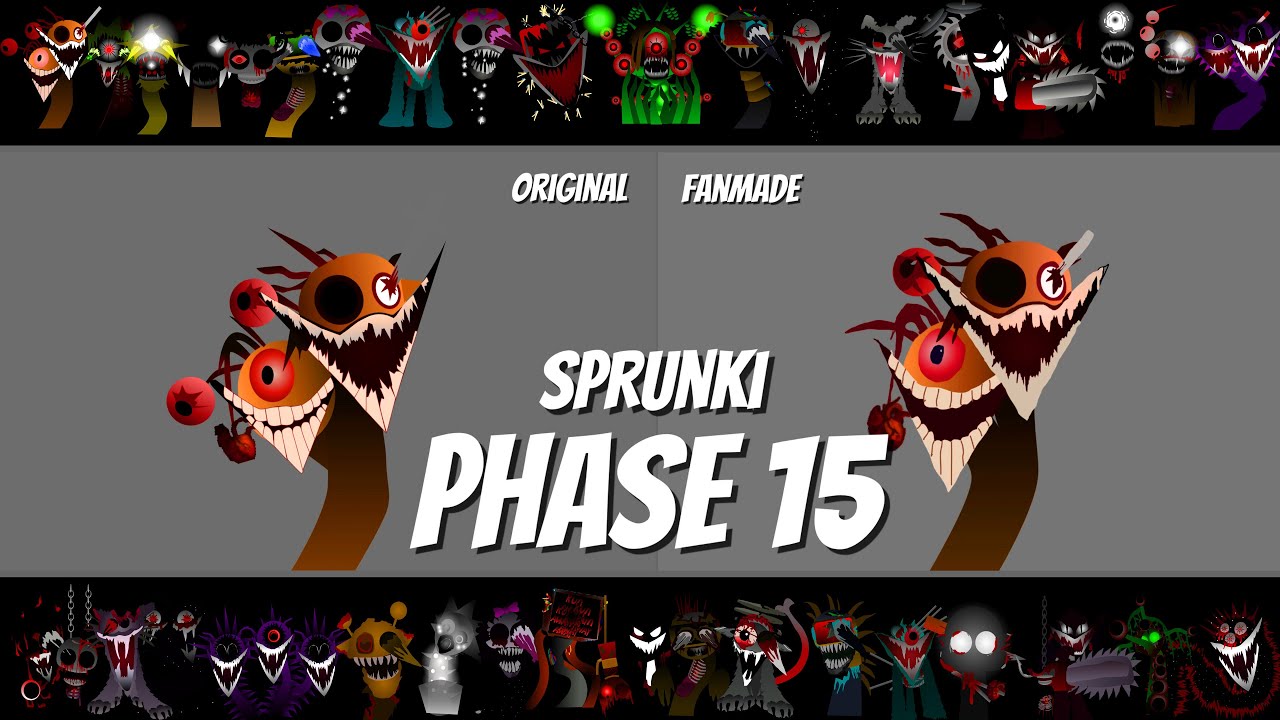NEW! Sprunki Phase 15 vs Phase 15 Fanmade - GAMEPLAY #incredibox #sprunki #phase15 #sprunkimod #스프런키
