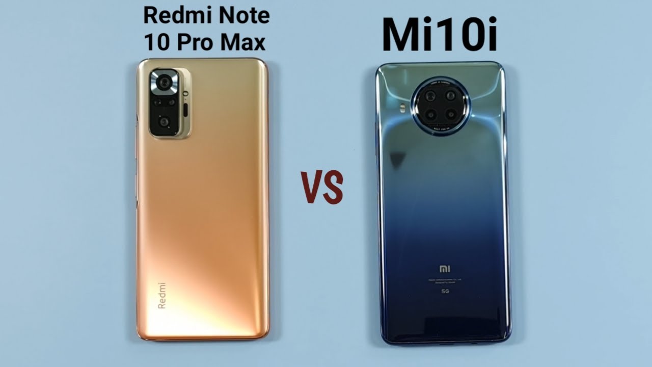 Redmi Note 10 Pro Max vs Mi10i Speed Test & Camera Comparison