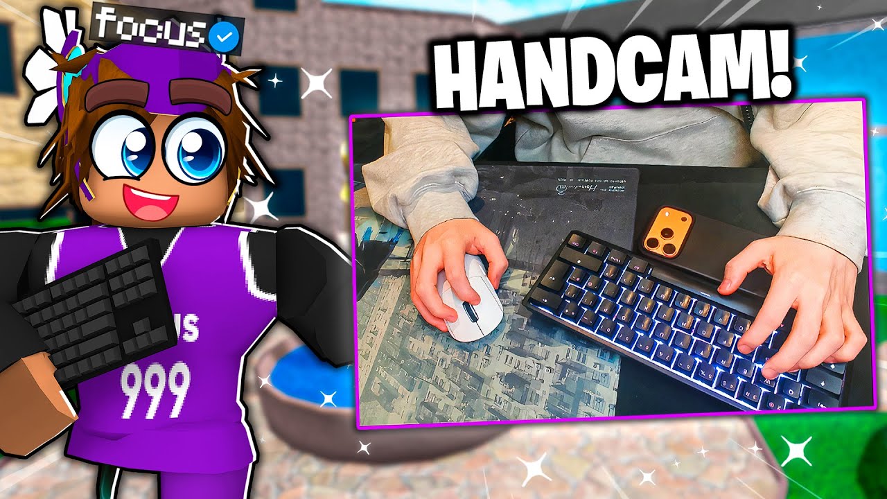 PLAYING MM2 WITH A HANDCAM.. (broke my camera)