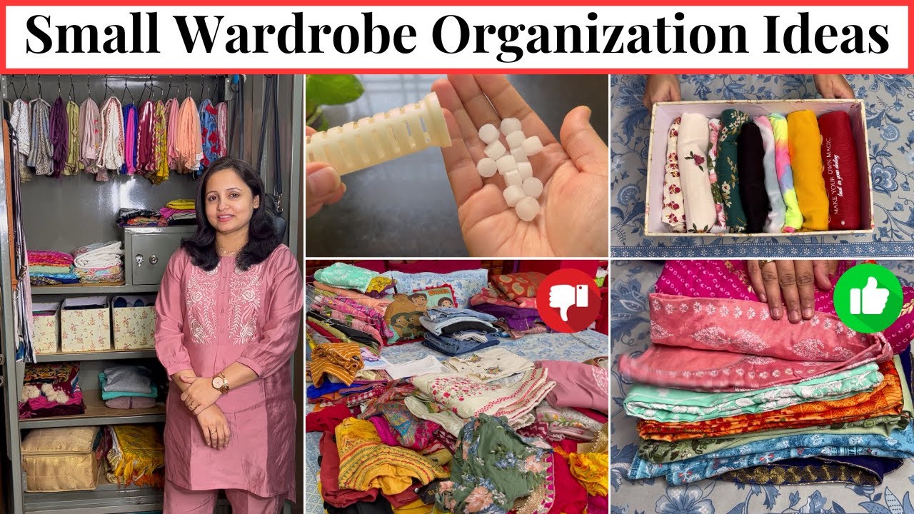 10 Wardrobe Organization Hacks | Space & Money Saving Wardrobe Organization Ideas | Urban Rasoi