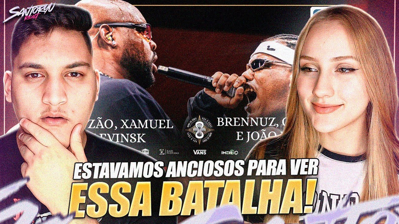 ZULUZÃO, XAMUEL E LEVINSK X BRENNUZ, GRAFITEH E JOÃO NEGRO | BDA 8 ANOS - REACT EM CASAL
