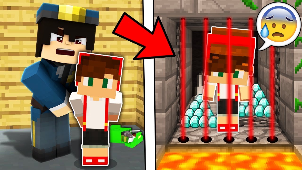 GPLAY'EK OKRADA SKLEP I TRAFIA DO POPRAWCZAKA W MINECRAFT?!