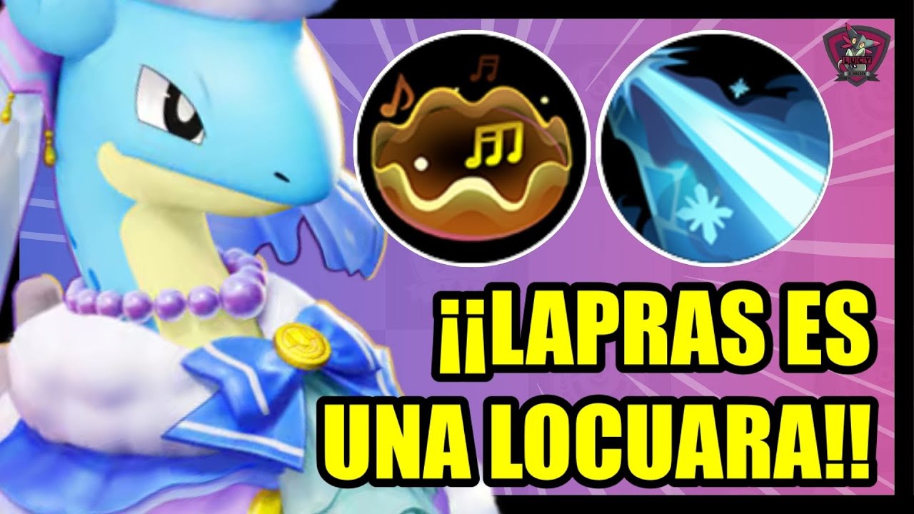 LAPRAS ESTA MUY BUENA CON ESTA BUILD😍MEJORES OBJETOS Y MEDALLAS⭐BUILD LAPRAS POKEMON UNITE