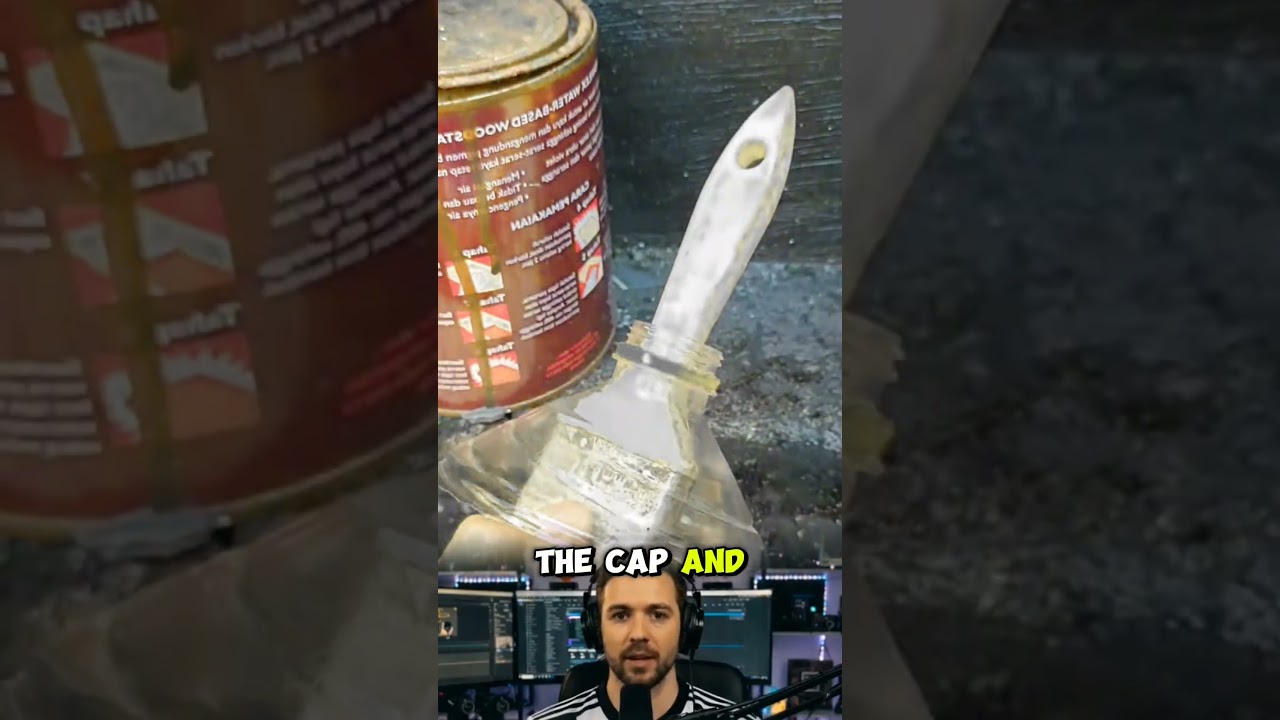 To keep your hands from getting painted. Try this method 
