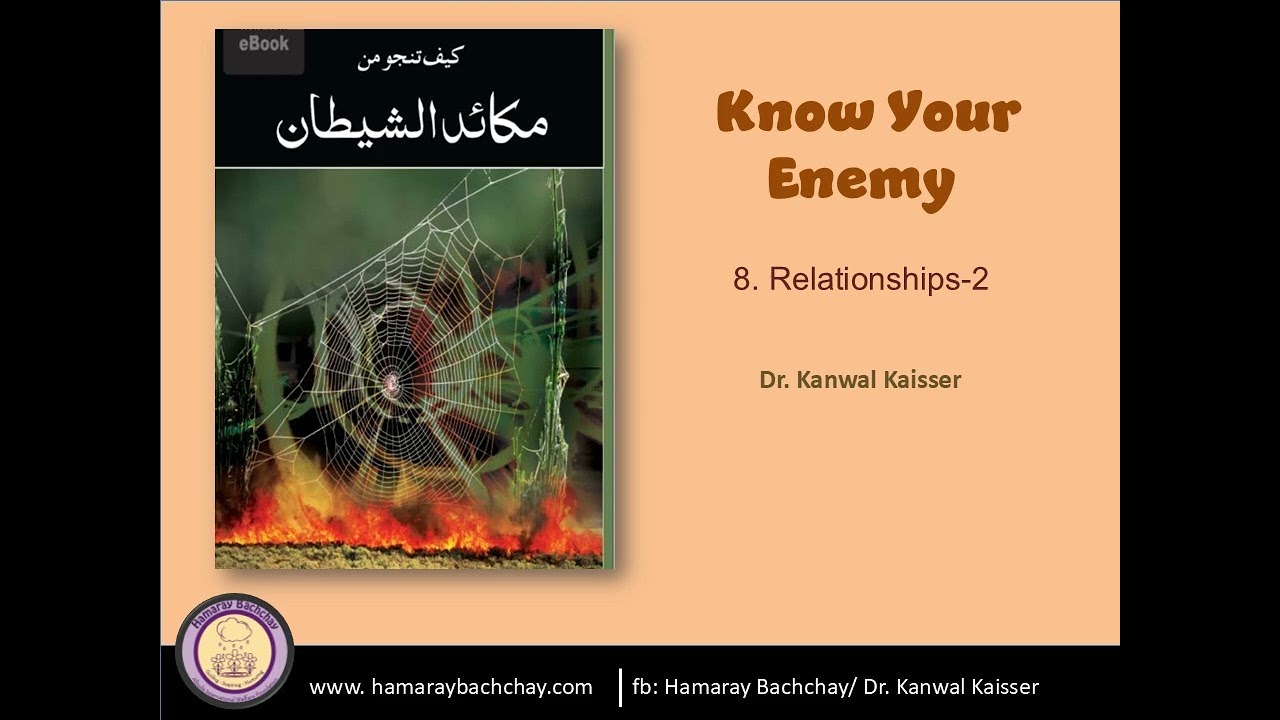 Know Your Enemy: 8.  Relationships -2 by Dr. Kanwal Kaisser