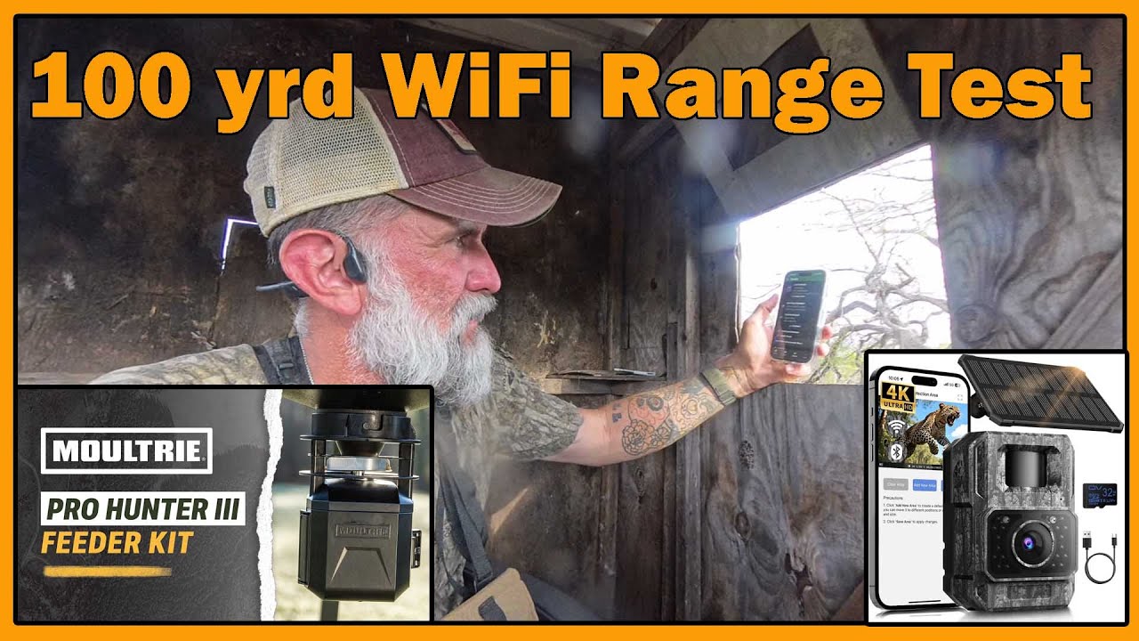 Тестирование дальности действия Multrie Pro Hunter III и WiFi-трекер Maxdone в засаде Crusty Crab...