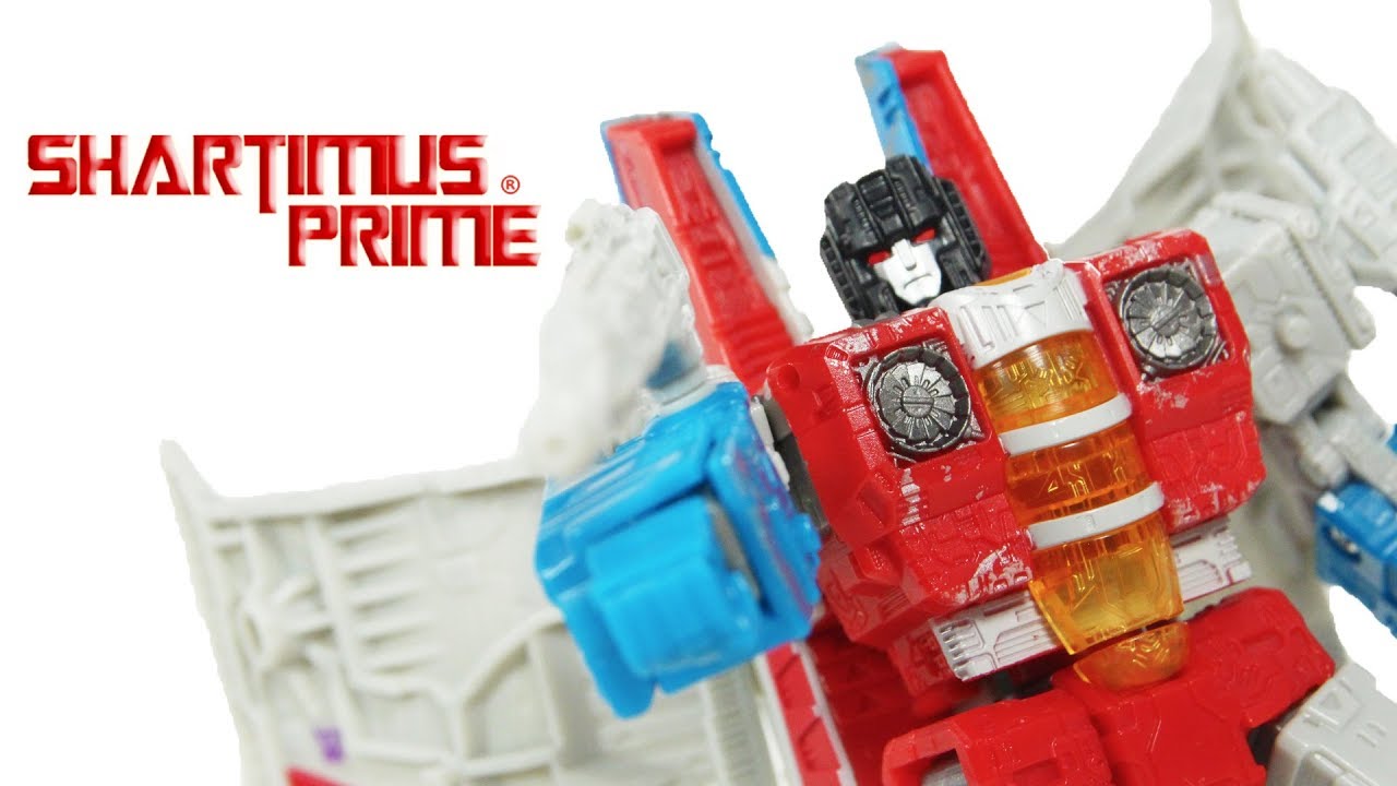 Transformers Siege Starscream War for Cybertron Trilogy Voyager Class Hasbro Figure Review