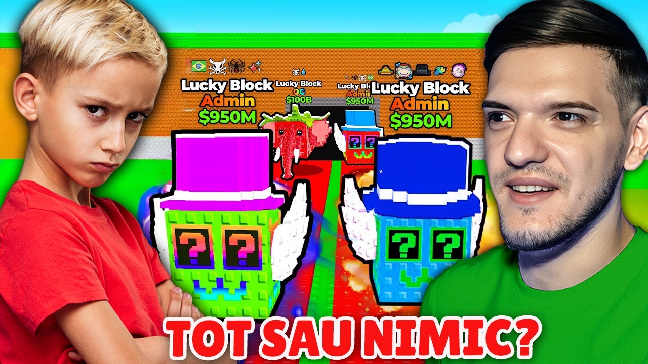 BATALIA LUCKY BLOCK vs COPIL de 10 ANI! CINE CASTIGA IA TOT