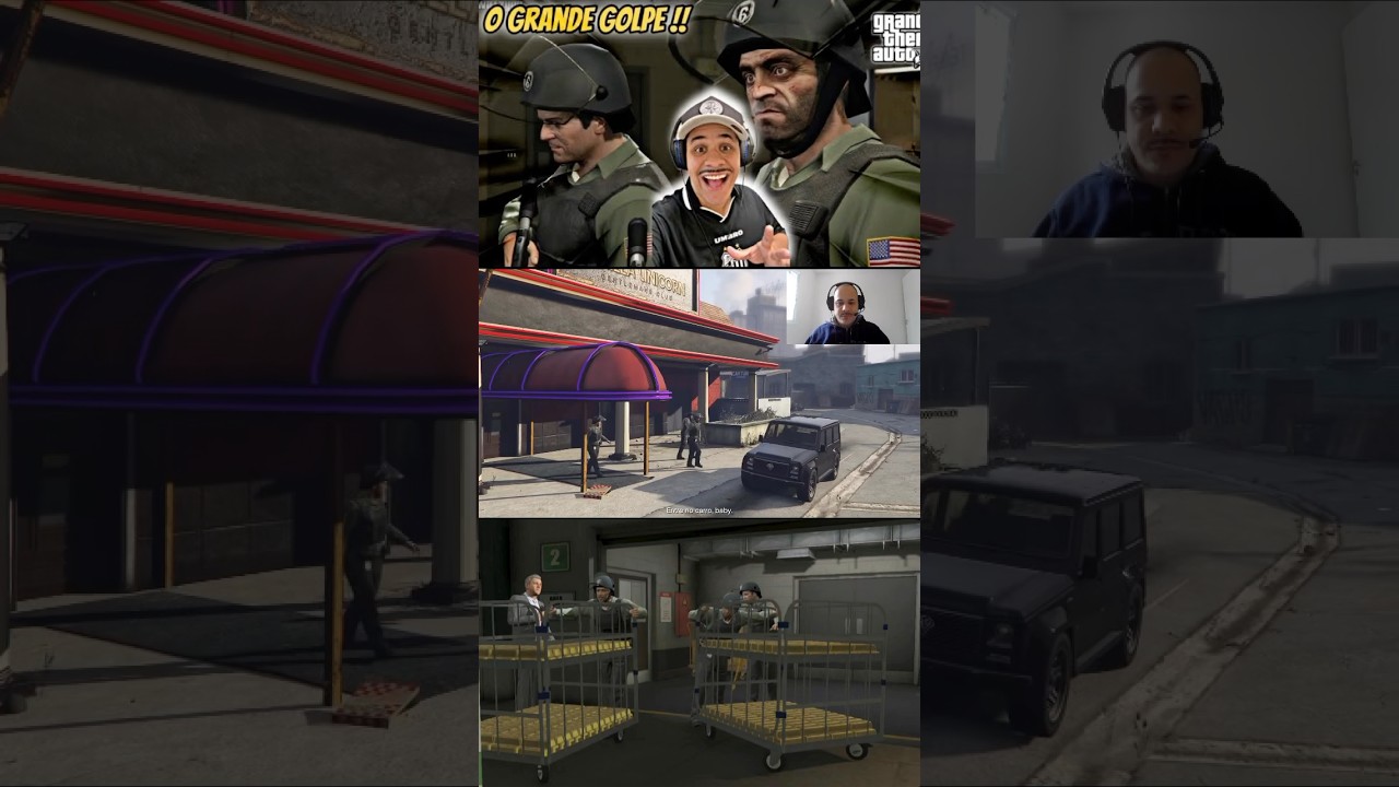 O GRANDE GOLPE - Gameplay GTAV !! #vlog #gameplay #dotoolivegame #gta #rockstargame #streams #videos
