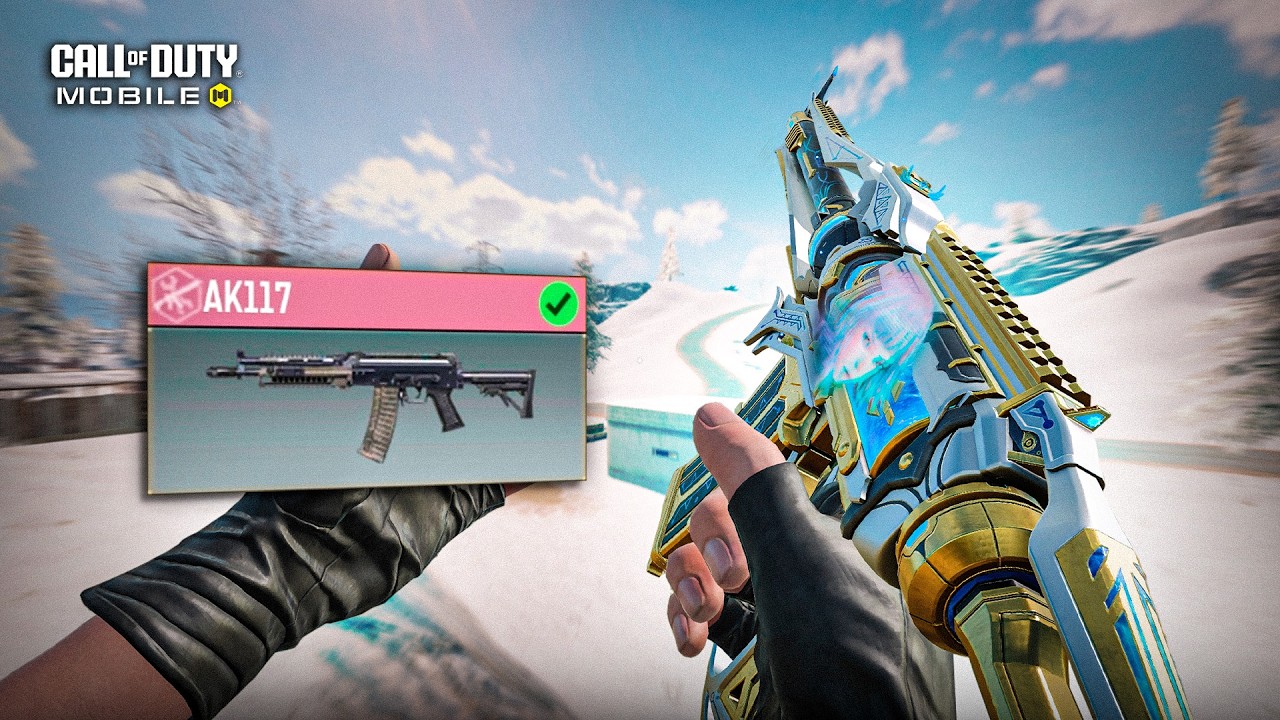 ESSA CLASSE DE AK117 PARECE GRUDAR NOS INIMIGOS 🔥 - COD: MOBILE BATTLE ROYALE