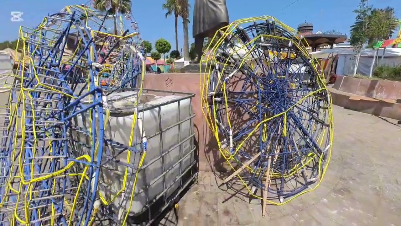 Armado de castillos en el centro de Tultepec 2025 🎆💥