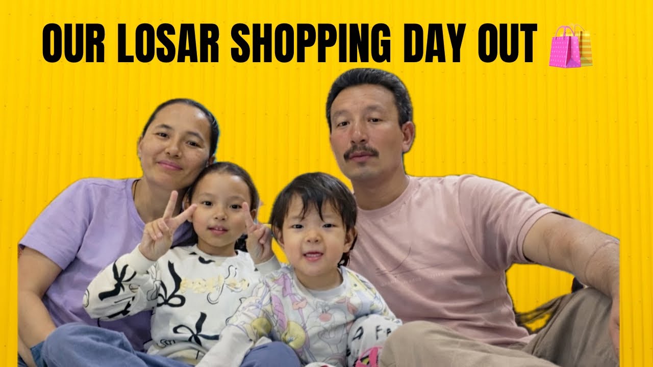 Getting ready for Losar🎉 Shopping day with family 🛍️