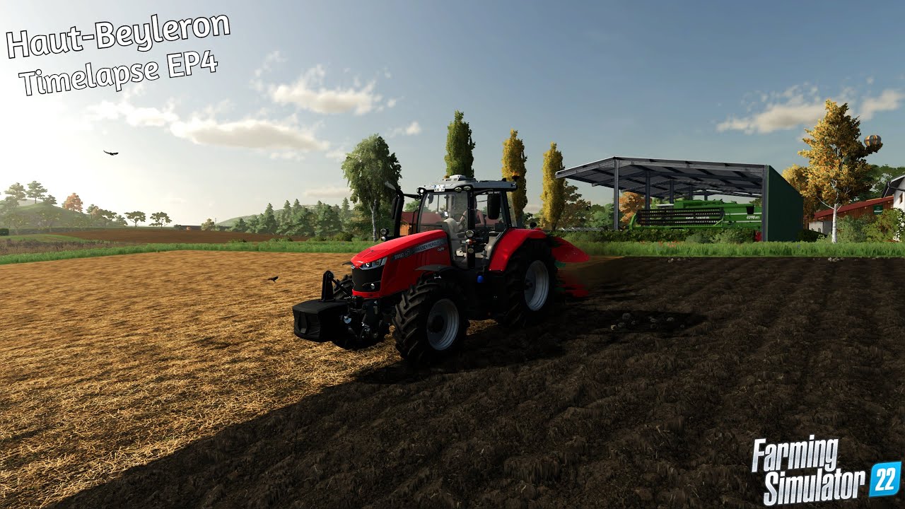 FS22/LS22◼️Haut-Beyleron EP4◼️Building a sheep pasture, Searching for collectible& Seeding grass
