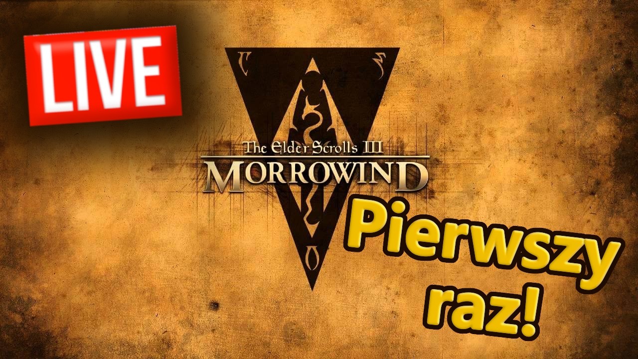 LIVE | Pierwszy raz gram w Morrowind! | Za szybko zdobywam poziomy