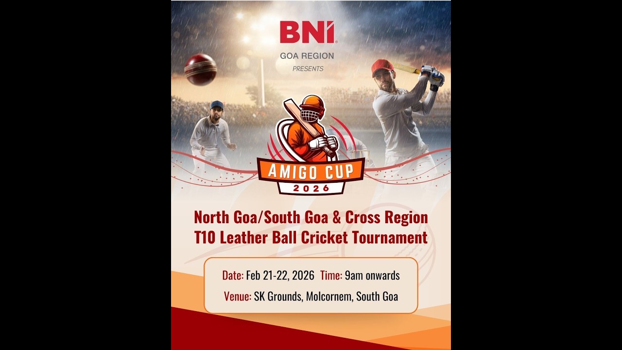 BNI GOA Region presents - Amigo Cup 2026