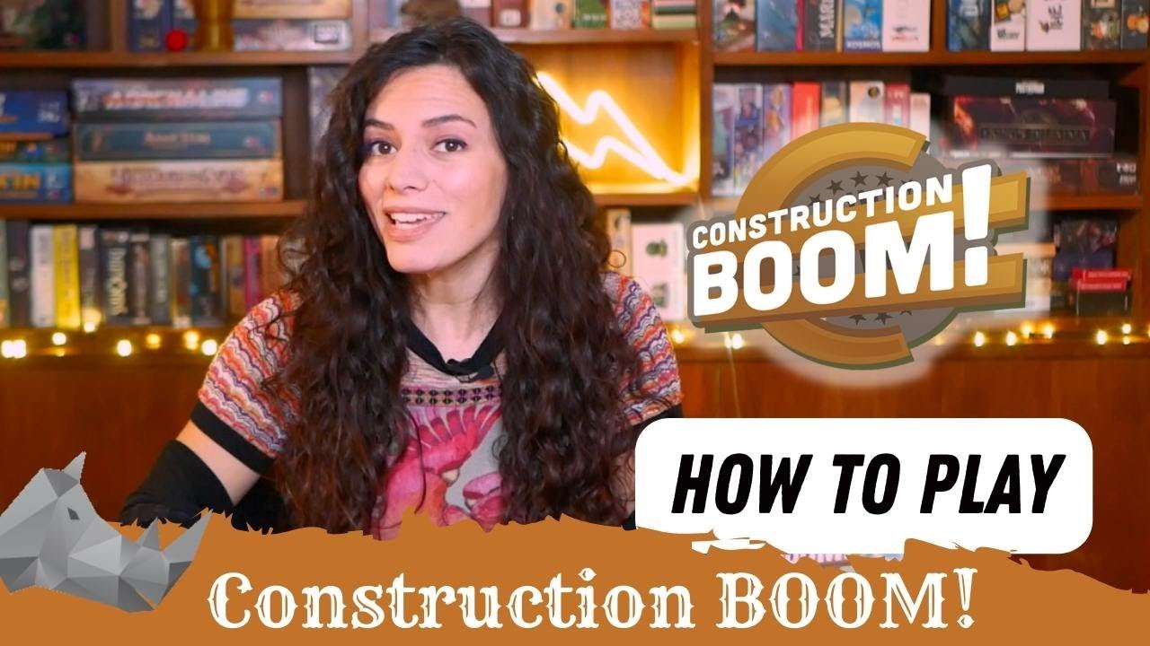 How to Play Construction BOOM! | Cardboard Rhino