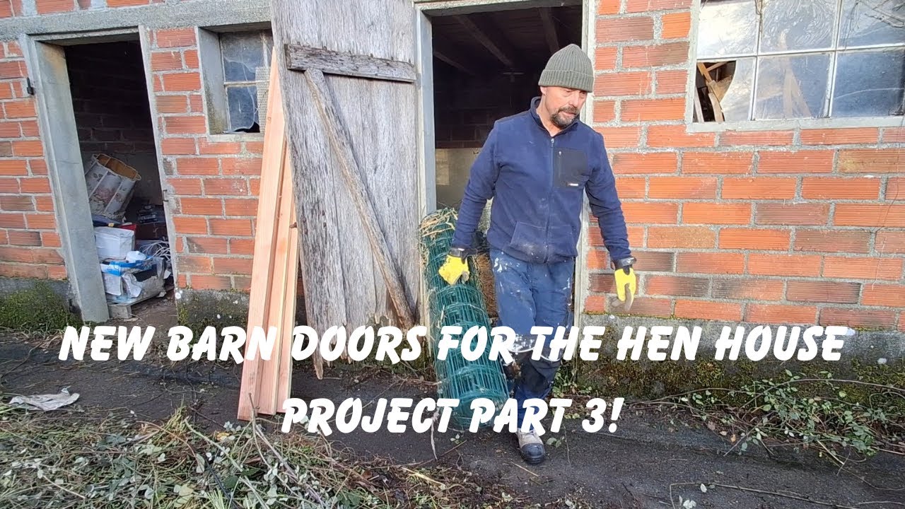 The Hen House Project PART 3: New Doors And More Decluttering at our French Farmhouse Restoration!