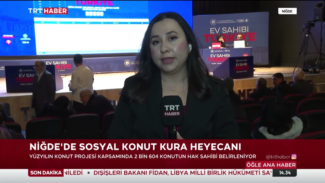 NİĞDE’DE SOSYAL KONUT KURA HEYECANI