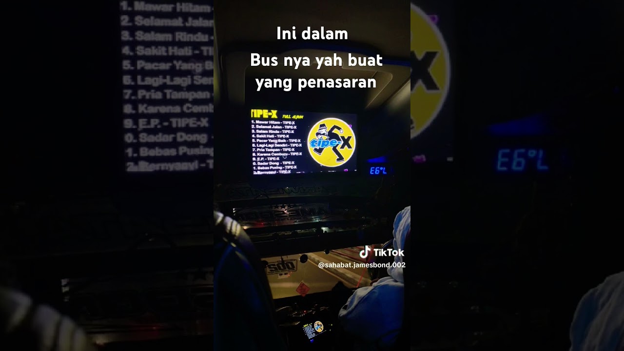 Spill dalam bus James Bond acm mahadat trans #busjamesbond #kotabogor